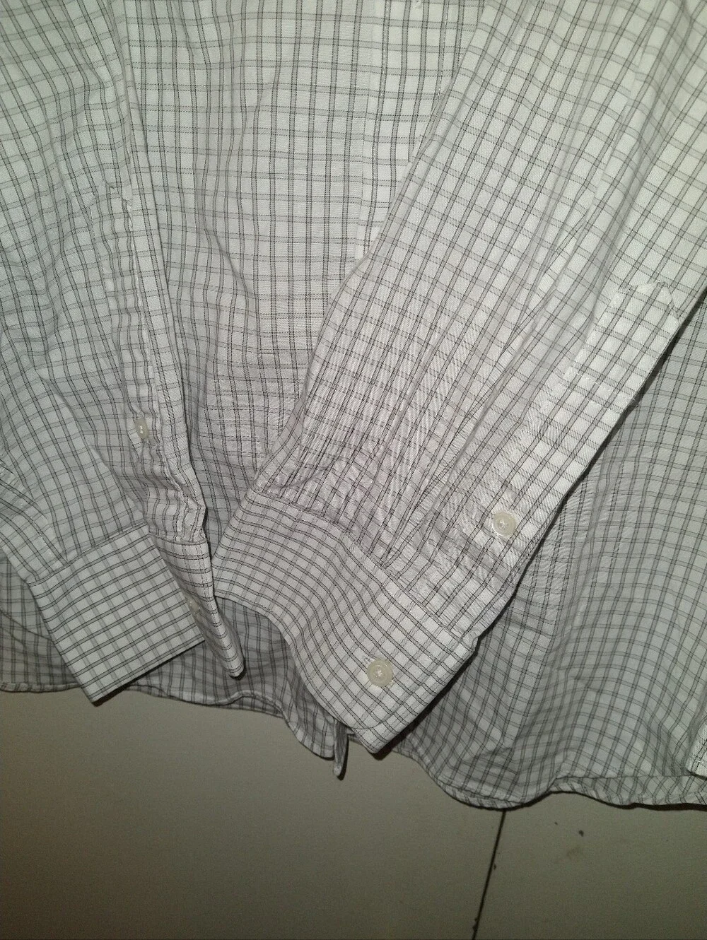J Crew Flex Wrinkle Free Slim Long Sleeve Button Up Shirt Men's sz XL.